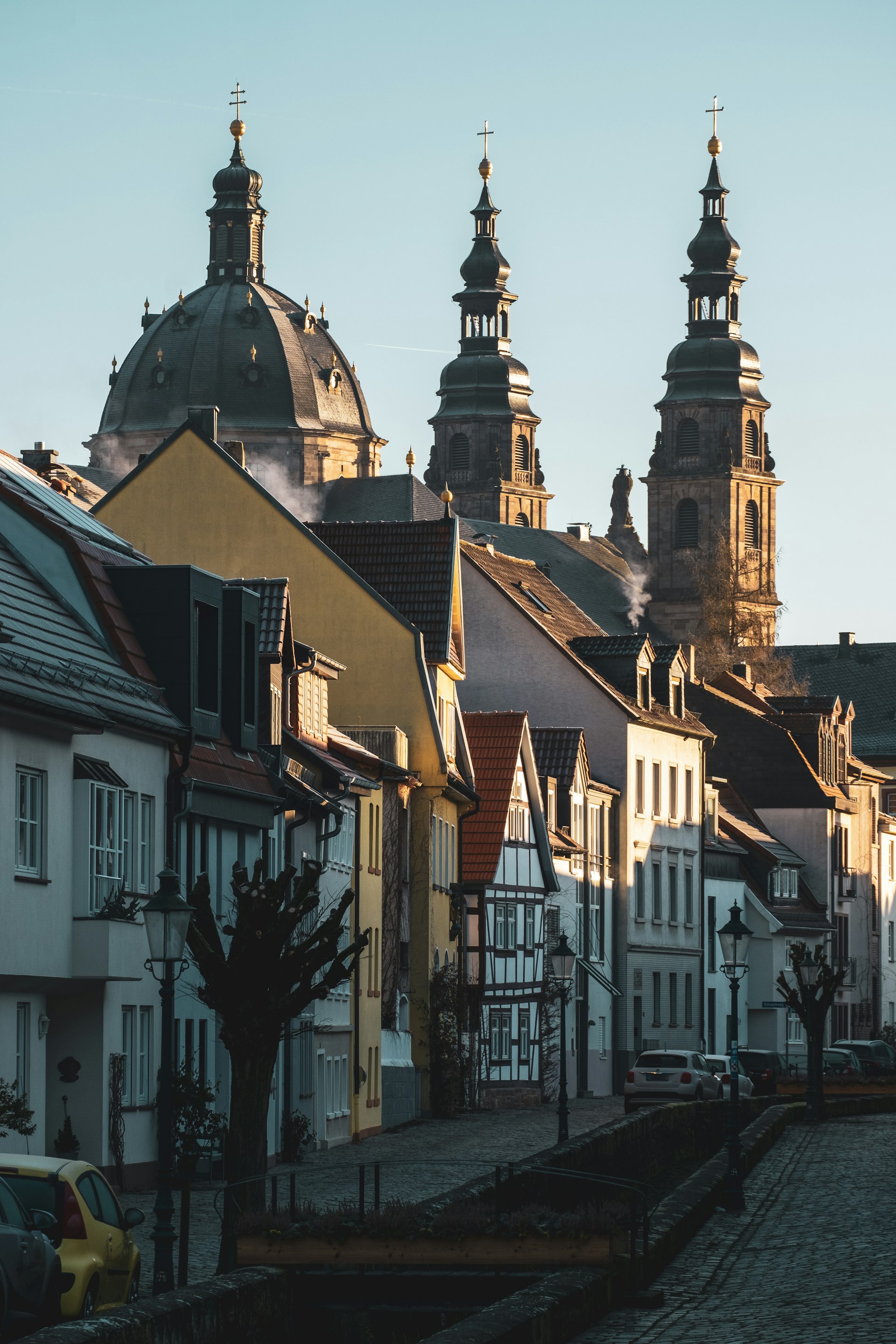 Altstadt von Fulda mit Dom und historischen Gebäuden